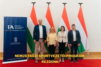 A Külgazdasági és Külügyminisztérium felügyelete alatt működő Magyar Diplomáciai Akadémia, stratégiai együttműködésben a Magyar Testnevelési és Sporttudományi Egyetem-mel idén szeptemberben elindítja a Nemzetközi Sportvezetői Programot.